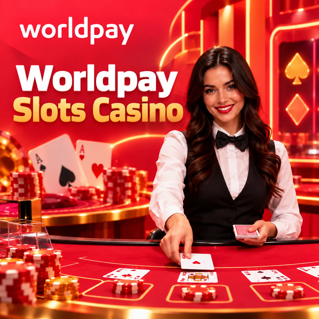 Live dealer table at Worldpay Slots Casino